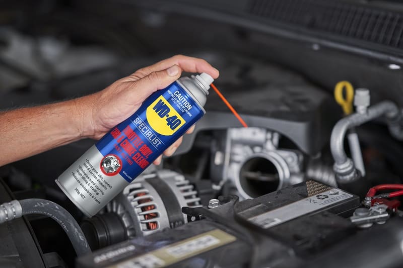 wd 40 product and usage shots