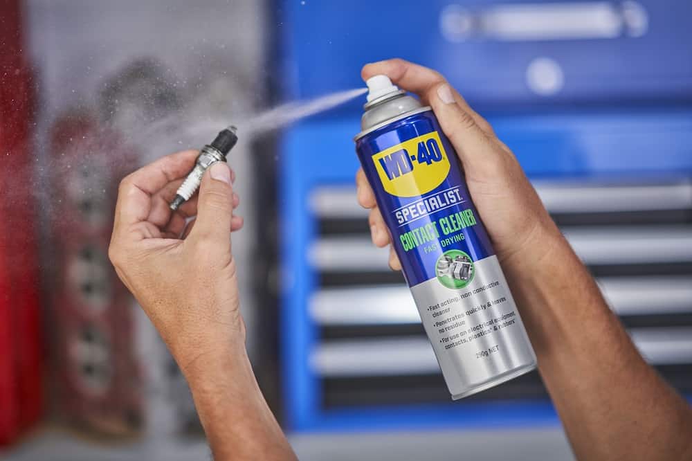 Contact Cleaner to Remove Oil